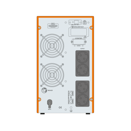 MAKELSAN Powerpack SE 3 KVA Online UPS(6x9A Akü)