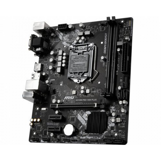 MSI H310M PRO-VDH PLUS, 2xDDR4, D-SUB, DVI, HDMI, 8-9.Nesil, LGA1151 Soket, Anakart