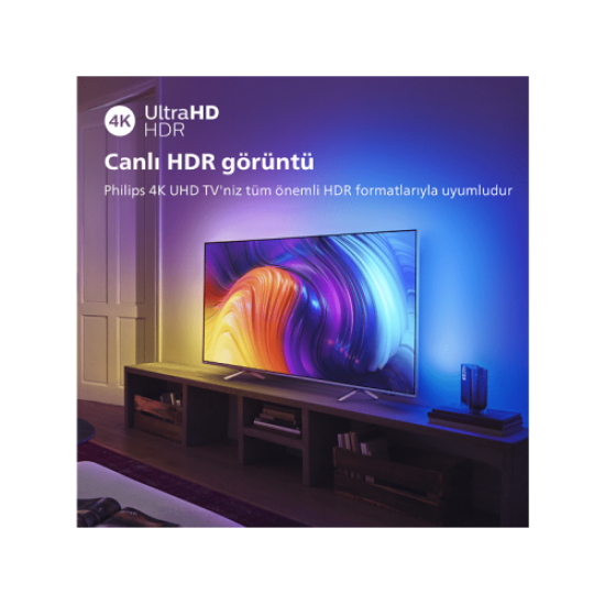 PHILIPS 58PUS8507 58 146cm, 4K Ultra HD Android, Dahili Uydu Alıcı, Ambilight, Smart, Wifi, Led Televizyon