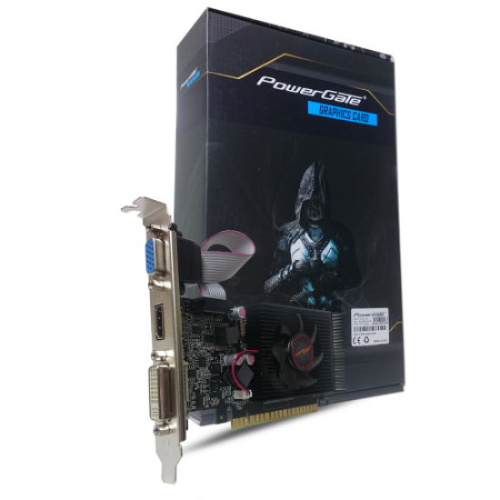 POWERGATE PG-GT220-1G-AR, 1Gb, GDDR3, 128 Bit, 1xD-Sub, 1xDVI, 1xHDMI Ekran Kartı