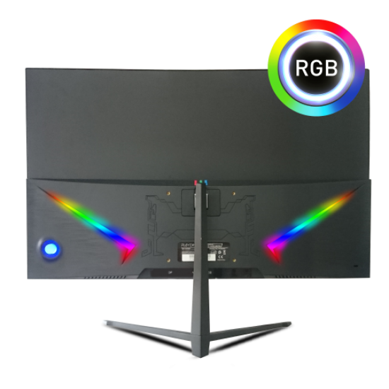 RAYDIN P236DHC 23,6 1ms, 165Hz, Full HD, HDMI, DP, USB, Hoparlör, VA LED, 1800R Curved, Frameless, FreeSync Gaming Monitör