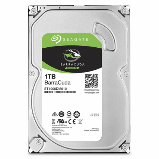 SEAGATE BARRACUDA, ST1000DM010, 3.5, 1TB, 64Mb, 72000Rpm, Desktop, HDD