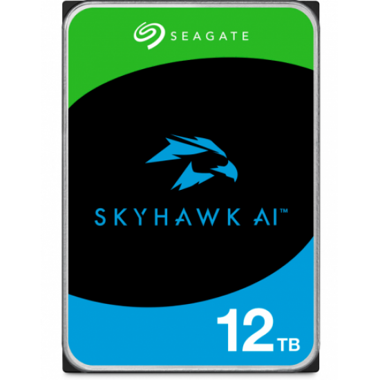 SEAGATE SKYHAWK AI, ST12000VE001, 3.5, 12TB, 256Mb, 7200Rpm, Güvenlik, HDD