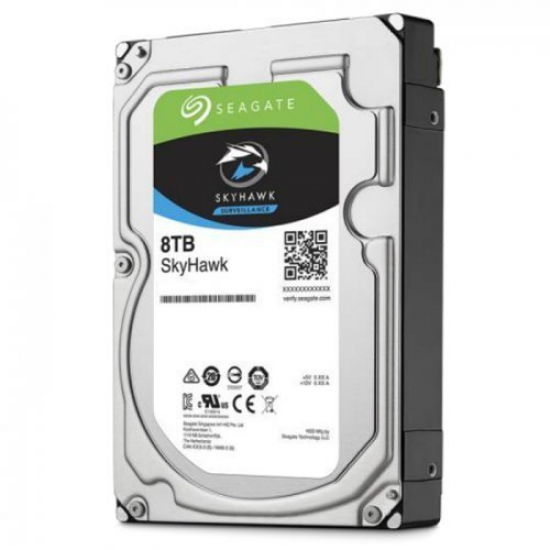 SEAGATE SKYHAWK, ST8000VX004, 3.5, 8TB, 256Mb, 7200Rpm, Güvenlik, HDD