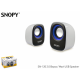 SNOPY SN-120, 6W, 1+1 Masaüstü, USB Speaker,  (Beyaz-Mavi)