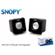 SNOPY SN-121, 6W, 1+1 Masaüstü, USB Speaker, (Siyah)