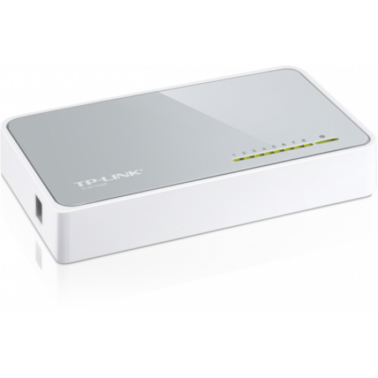 TP-LINK TL-SF1008D, 8 Port, Megabit, Yönetilemez, Masaüstü Switch