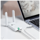 TP-LINK TL-WN822N, 300Mbps, 2.4Ghz, 2x3dBi Anten, USB2.0, WIRELESS ETHERNET