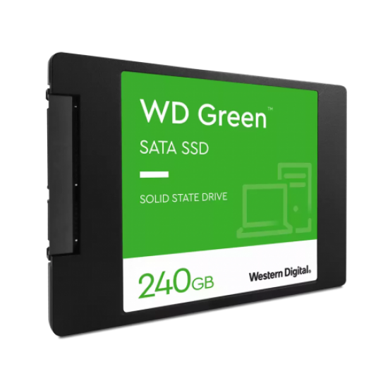 WD Green, WDS240G3G0A, 240GB, 545/465, 3D NAND, 2,5 SATA, SSD