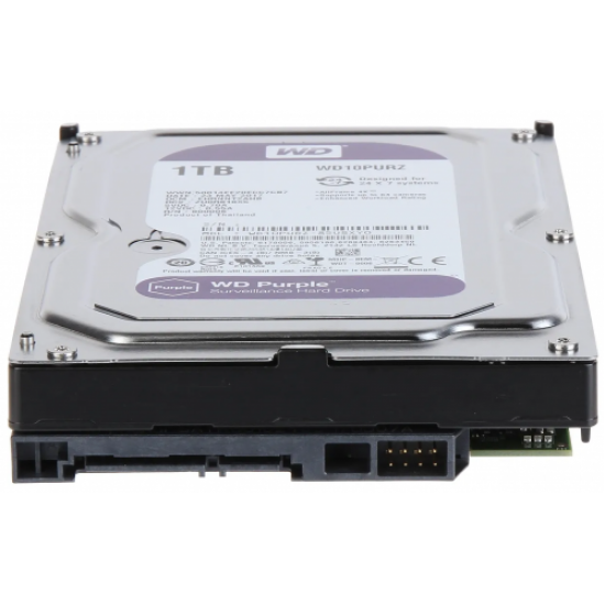 WD PURPLE, WD10PURZ, 3.5 1TB, 64Mb, 5400 Rpm, 7/24 Güvenlik, HDD