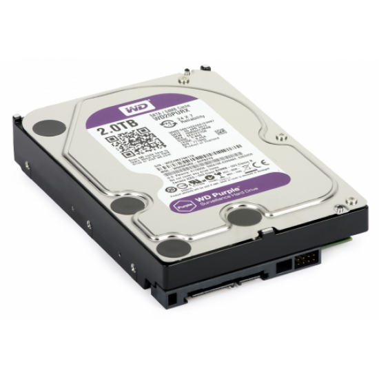 WD PURPLE, WD22PURZ,  3.5, 2TB, 256Mb, 5400 Rpm, 7/24 Güvenlik, HDD