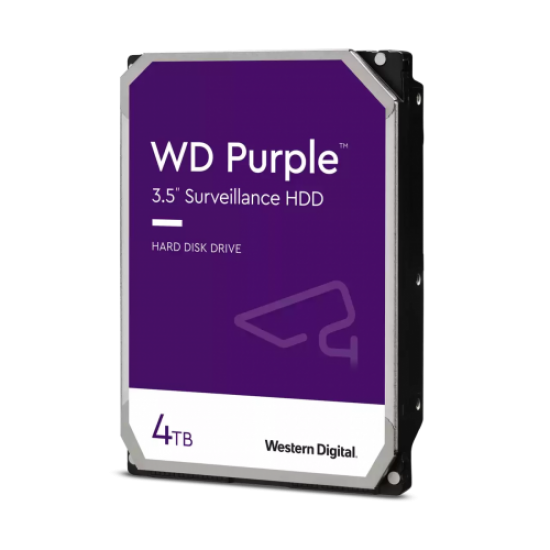 WD PURPLE, WD42PURZ, 3.5, 4TB, 256Mb, 5400 Rpm, 7/24 Güvenlik, HDD