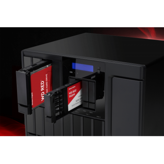 WD Red SA500, WDS100T1R0A, 1TB, 560/530, SERVER ve NAS için Enterprise, 2,5 SATA, SSD