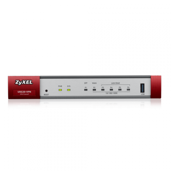 ZYXEL USG20-VPN, FIREWALL Cihaz, +1 YIL LİSANS, 5-15 KULLANICI.