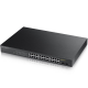 ZyXEL GS1900-24HP V2, 24 Port, GigaBit, 24 Port PoE, 170W, +2Port GigaBit SFP, Yönetilebilir, Rackmount Switch