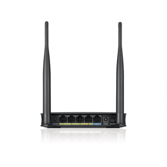 ZyXEL NBG-418N V2, 4Port, 300Mbps, 2.4Ghz Wifi,  Masaüstü, Router, Access Point, Repeater