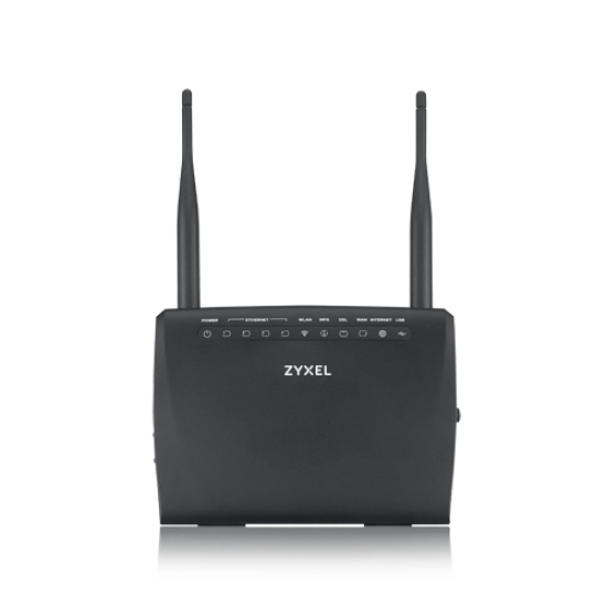 ZyXEL VMG3312-T20A, 4 Port, 2.4Ghz Wifi 300Mbps, 2ad Anten, VDSL2, ADSL2+ MODEM